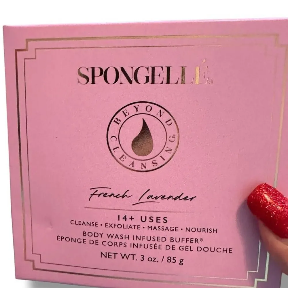 Spongelle French Lavender body wash infused buffer Bath-and-body
